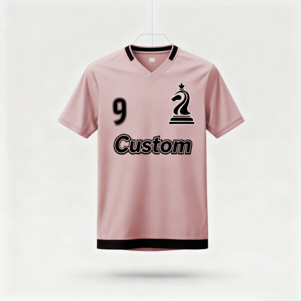 Pink factory direct sales team football suit set sports shirt European Cup fan breathable quick drying training suit team uniform