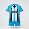 Direct Factory Black and Blue Color Team Football Jersey Soccer T-shirt Sets Soccer Wear Uniform Maillot